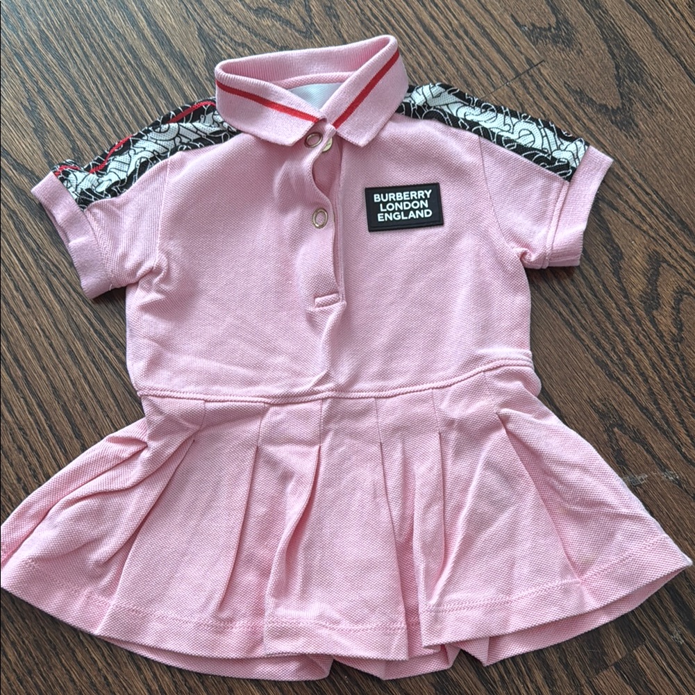Burberry Pink Polo Dress